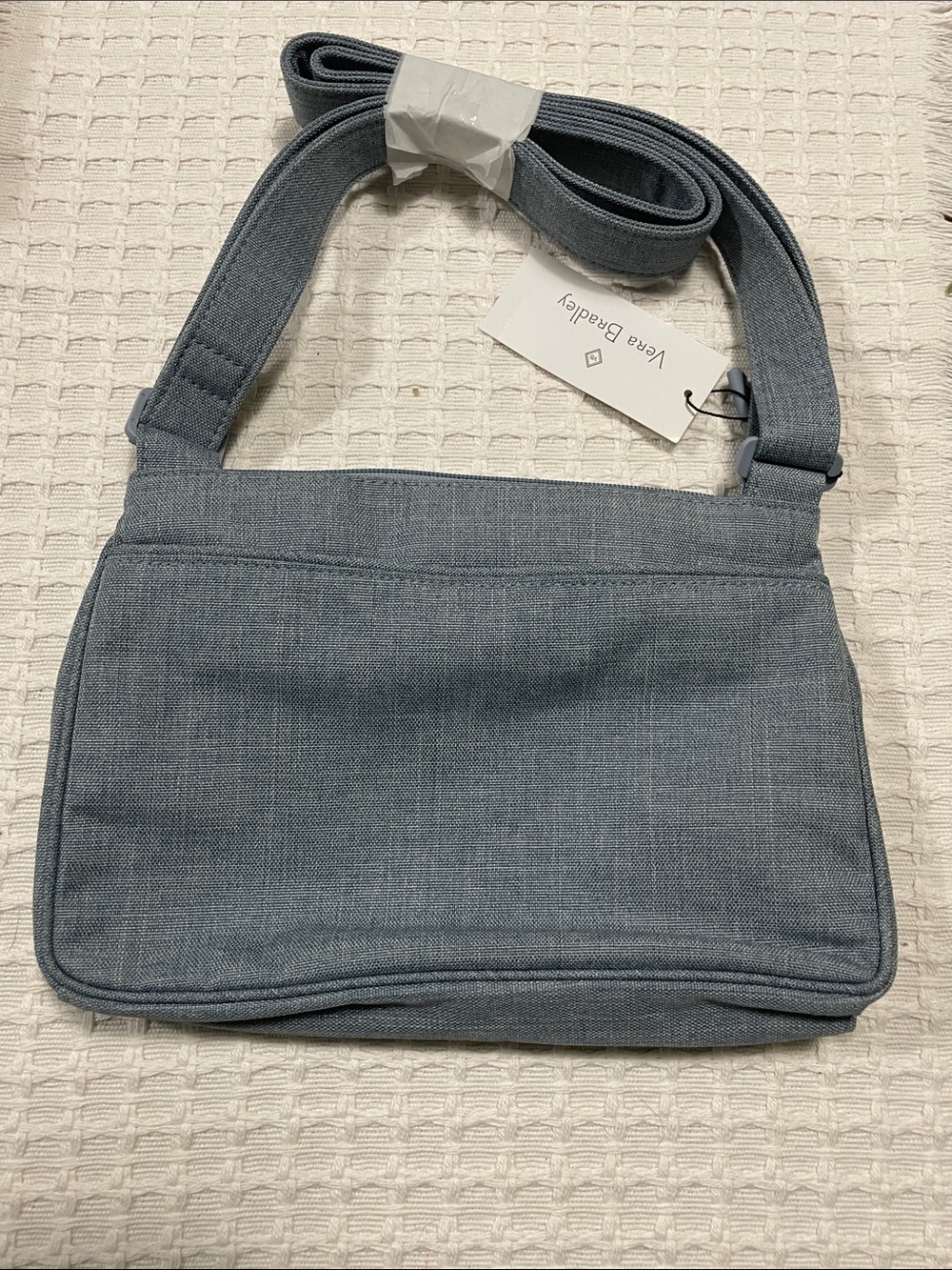 Vera Bradley Steel Blue Messenger Crossbody - Picture 3 of 10